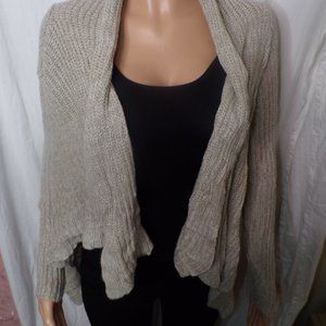 Tan Sweater Jacket Fall Ready (M)